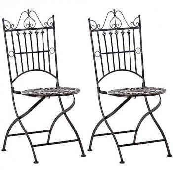 Set di sedie Sadao in metallo bronzo