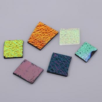 28 Gramm COE90 Dichroisches Glas-Frässtücke zum Eigenbau von Schmuck