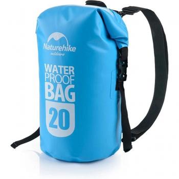 Bolso de Trekking Impermeable Naturehike 500D PVC 30L/20L Forma de Barril