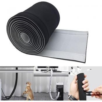 Neoprene Cord Hiding Sleeve for Electronics