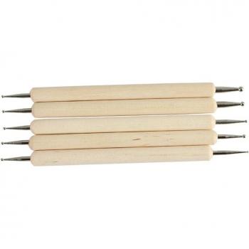 ELECOOL 5Pcs Nail Art Dotting Pen Set