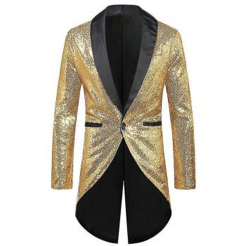 Tuxedo Hommes Sequins Or