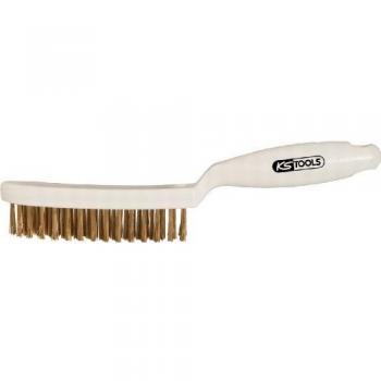 Brosse à fil d'acier KS Tools 3 rangées, 285 mm