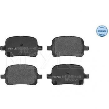 Vorderachse Bremsbelagsatz Meyle 025 235 1317