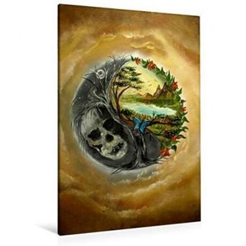 CALVENDO Kunstleinen 80x120 cm Hochformat – Leben & Sterben (Conny Krakowski)