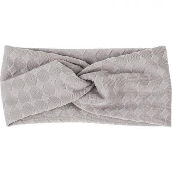 Solid Plaid Twisted Headband for Baby Girls