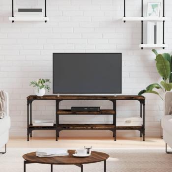 Mueble TV salon Madera Ingeniería Hierro 121x35x45 cm