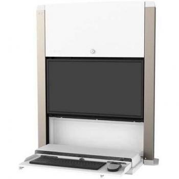 Ergotron CareFit Sit-Stand Workstation Wall Enclosure
