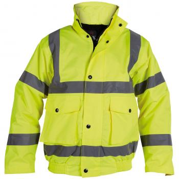 Yellow ProForce Class 3 Hi-Vis Tactical Bomber, Size 2XL