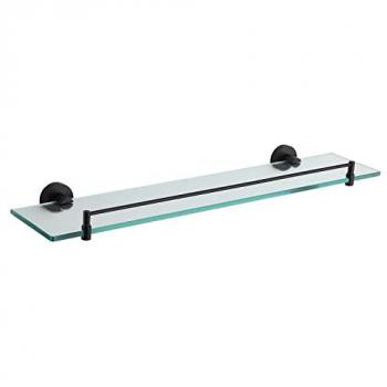 Showerdrape Modernity Black Glass Vanity Shelf