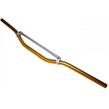 Manillar de motocross aluminio oro 22 mm
