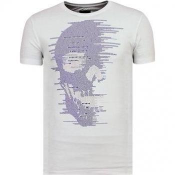 Glitzerndes Totenkopf T-Shirt von Local Fanatic