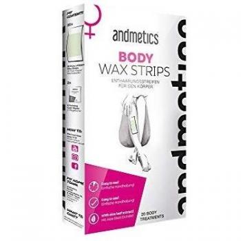 Andmetics Körper Wachs Streifen, 20 Anwendungen