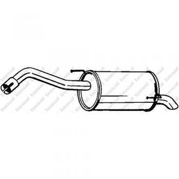 BOSAL 145-143 Tubo de escape traseiro