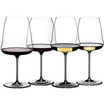 Juego Riedel Winewings Tasting con 4 Calices Transparentes