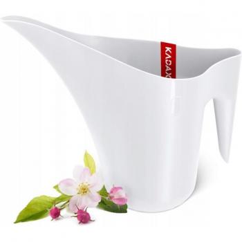 KADAX Long‑Neck 1.2 L Garden Watering Can (White)