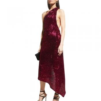 Red Sequin Dress