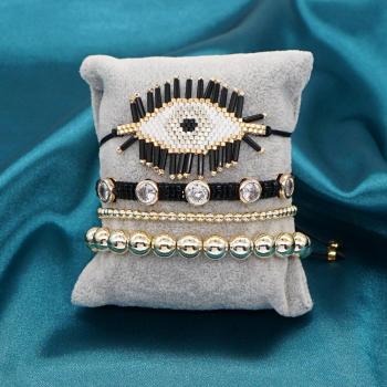 Handmade Miyuki Bead Bracelet Set for Women