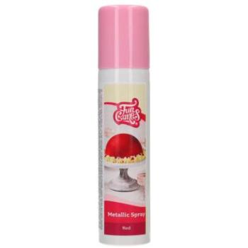 Spray Rojo Brillante para Decoración de Postres 100 ml
