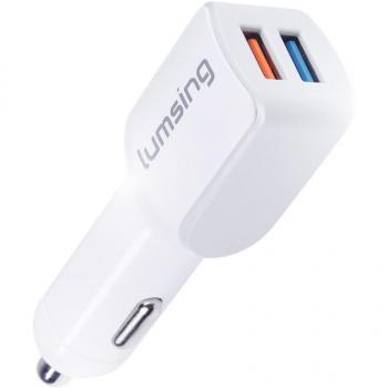 Cargador de coche Lumsing 24W con tecnología Qualcomm Quick Charge 2.0