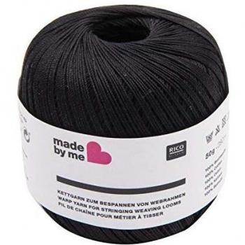 Fil de chaîne noir 50g Rico design made by me