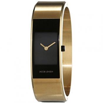 Edelstahl‑Armband Damenuhr Jacob Jensen, Analog‑Quarz, Modell 444
