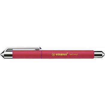Einzelstift STABILO beCrazy! Melonenrot – Tintenroller mit Patrone