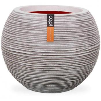 Capi Vaso Nature Rib 62x48 cm Colore Avorio