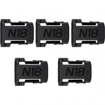 5-Pack Milwaukee M18 48‑11‑1850 18V Battery Mount Holder Dock Clip with Cover