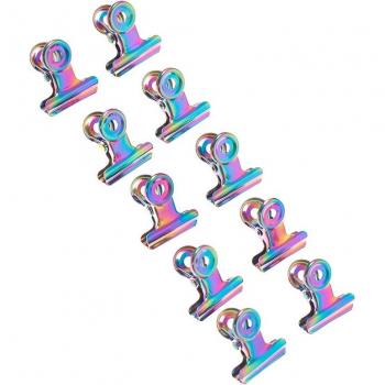 Pinzas curvadas rusas C para extensión de uñas, alicates de acero inoxidable, 6 piezas con pinzas de fibra de vidrio
