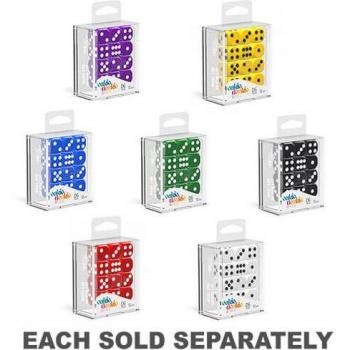 Set di dadi D6 16mm solidi 12 pezzi
