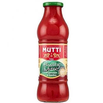 Mutti Passierte Tomaten mit Basilikum, 700 Gramm