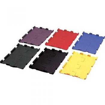 VTK 300 Stapelbox Klappdeckel schwarz, 4 Stück