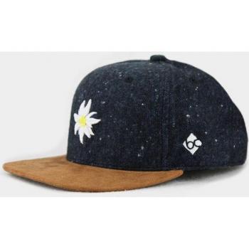 Bayerische Kappen Edelweiß Flanell Cap Blau