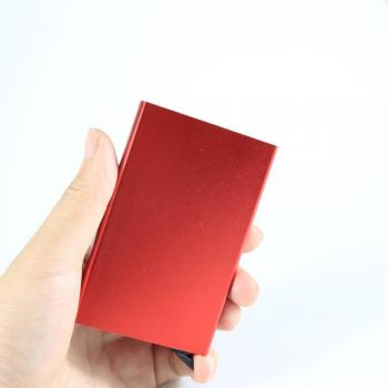 Porte-carte anti-vol en métal pour hommes et femmes