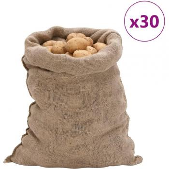 Sacs en jute 5 pcs 60x105 cm 100 % jute 340 g/m² vidaXL