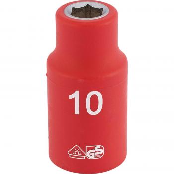 Draper 1/2 Expert VDE Fully Insulated Hexagon Socket, Metric, 1/2 x 10mm