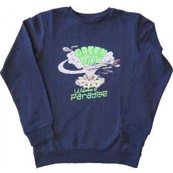 Vêtement Enfant Green Day Sweat Bienvenue au Paradis 7-8 Ans Bleu