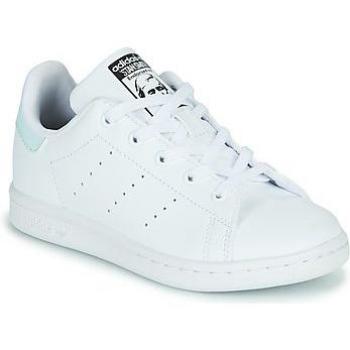 Zapatos deportivos jóvenes Adidas Stan Smith blanco