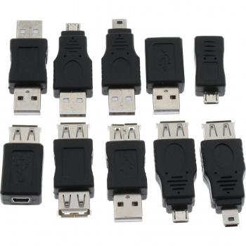 Convertidor OTG USB Macho a Hembra