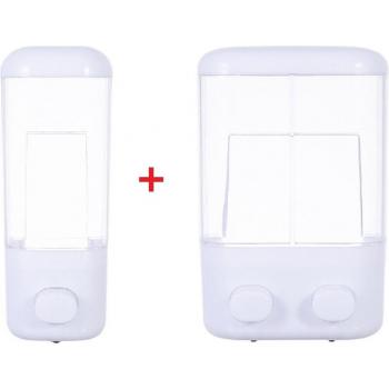 Dispensador de Loción y Champú para Baño, Soporte de Pared 500/1000ML