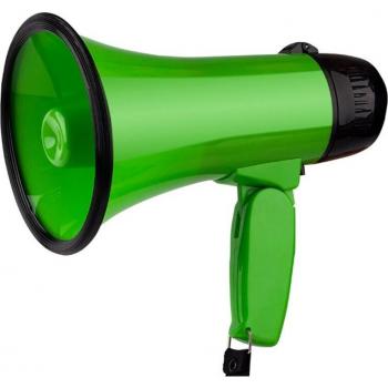 Handheld Green Recording Megaphone