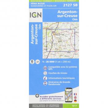 Argenton-sur-Creuse.Cluis 1 : 25 000