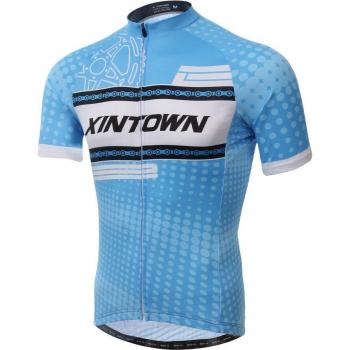XINTOWN Polka Short Sleeve Cycling Suit