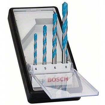 Bosch Accessoires 2607010521 Assortiment de forets polyvalents CYL-9 Multi Construction Ø 4/5/6/8 mm