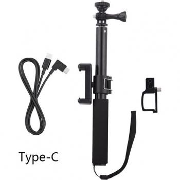 Extension Pole Selfie Stick for DJI OSMO Pocket and Pocket 2 with Type-C and IOS/Android