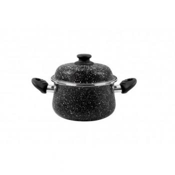 Olla de Cocina Antiadherente 30Cm con Tapa Esmalte