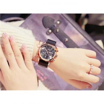 Horloge femme en cuir véritable