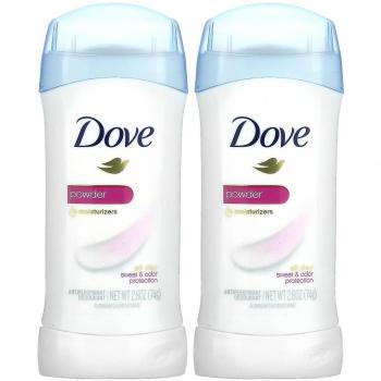 Dove Déodorant Poudre – Paquet double (2,6 oz chacun)