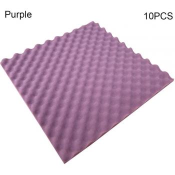 Good Healthy 10 Pcs KTV Acoustic Foam Egg Studio Soundproof Panels 50x50x2cm